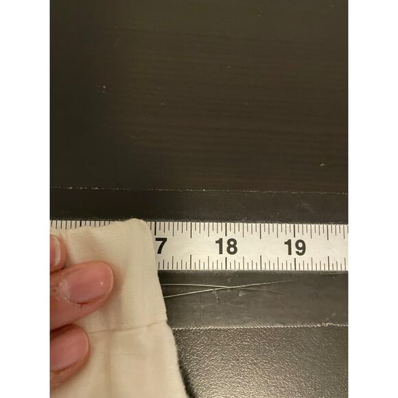 Marina Sport Marina Rinaldi Pants Womens 25 White Cropped Wide Leg Italy READ - Picture 8 of 11